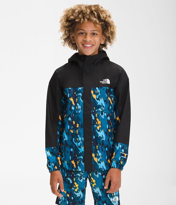 Chaqueta The North Face Niño Printed Antora Rain - Colombia HZGXWB586 - Azul Marino